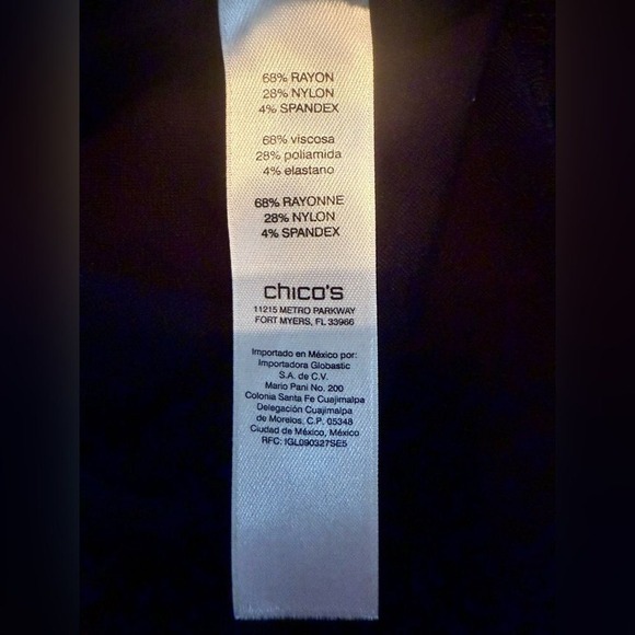 Chico's Black Bell Sleeve Knee Length Sheath Dress Chico Size 1.5 (US M/10) - Picture 6 of 12